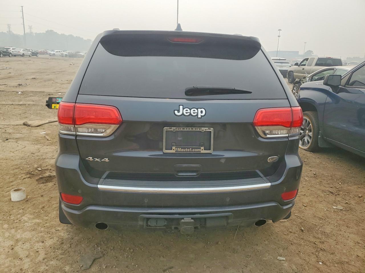2015 Jeep Grand Cherokee Overland Blue vin: 1C4RJFCGXFC785859