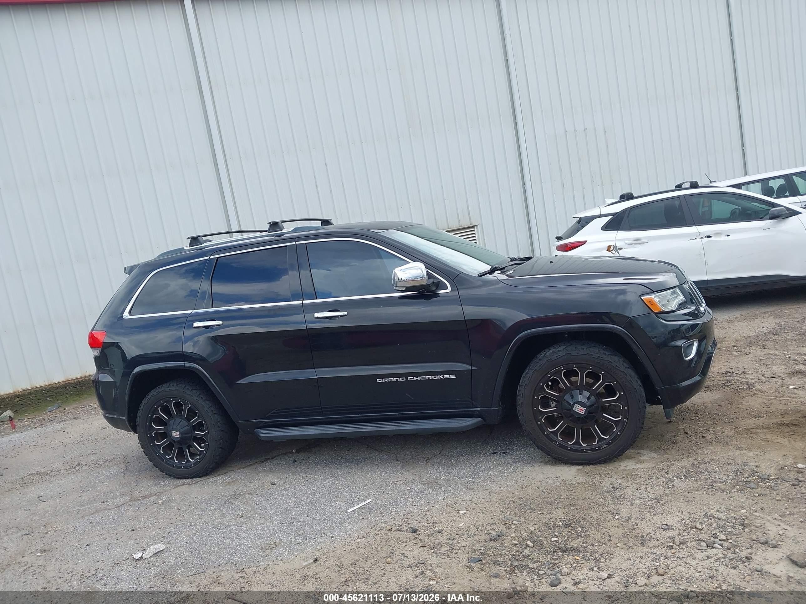 2015 Jeep Grand Cherokee Overland Black vin: 1C4RJFCGXFC798157
