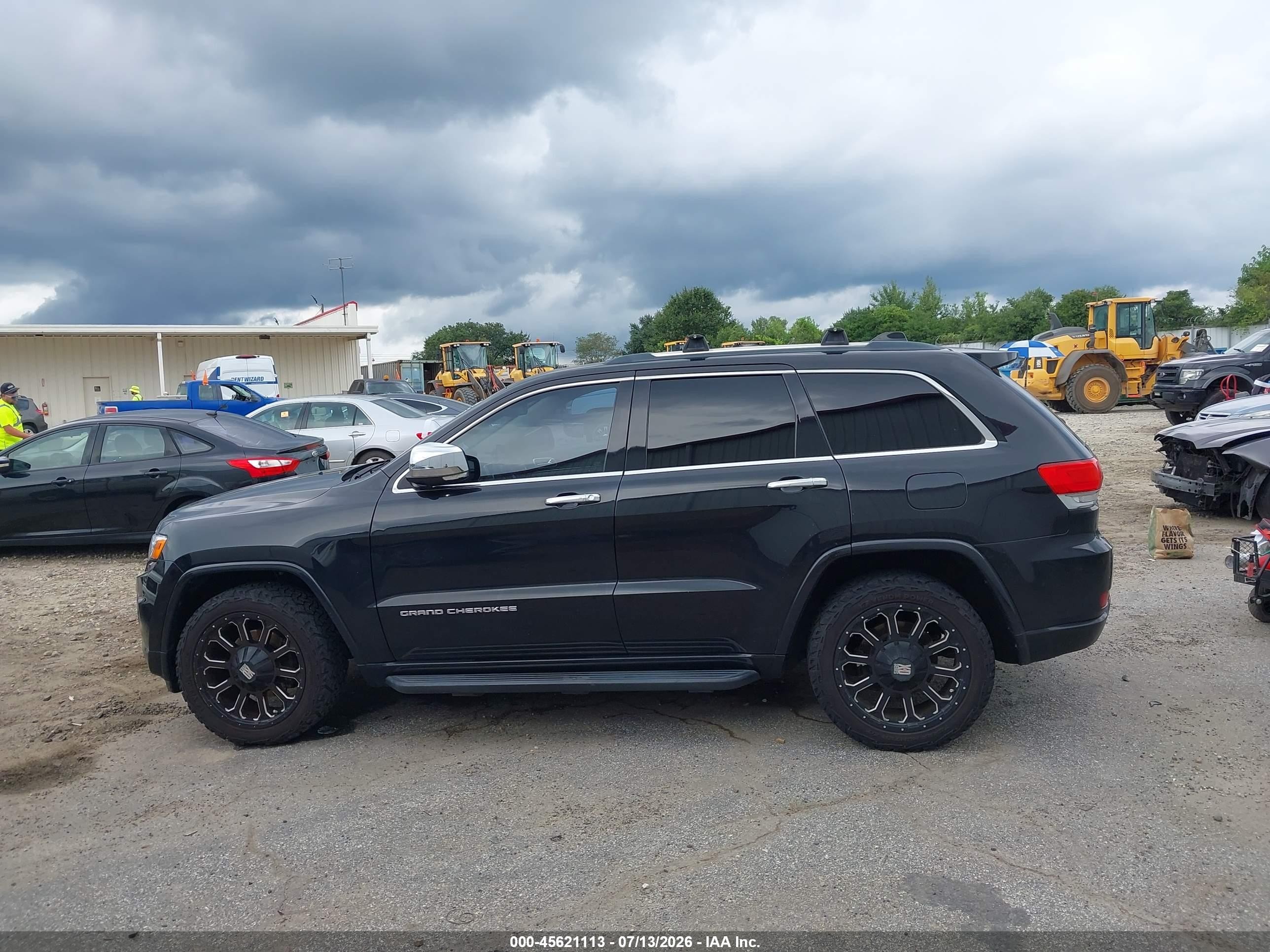 2015 Jeep Grand Cherokee Overland Black vin: 1C4RJFCGXFC798157