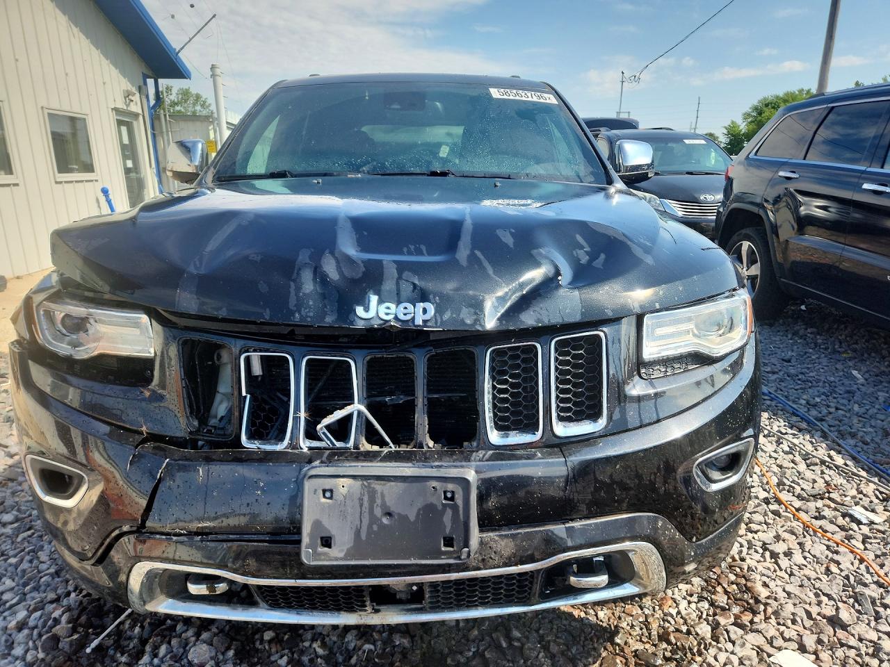2015 Jeep Grand Cherokee Overland Black vin: 1C4RJFCGXFC807701
