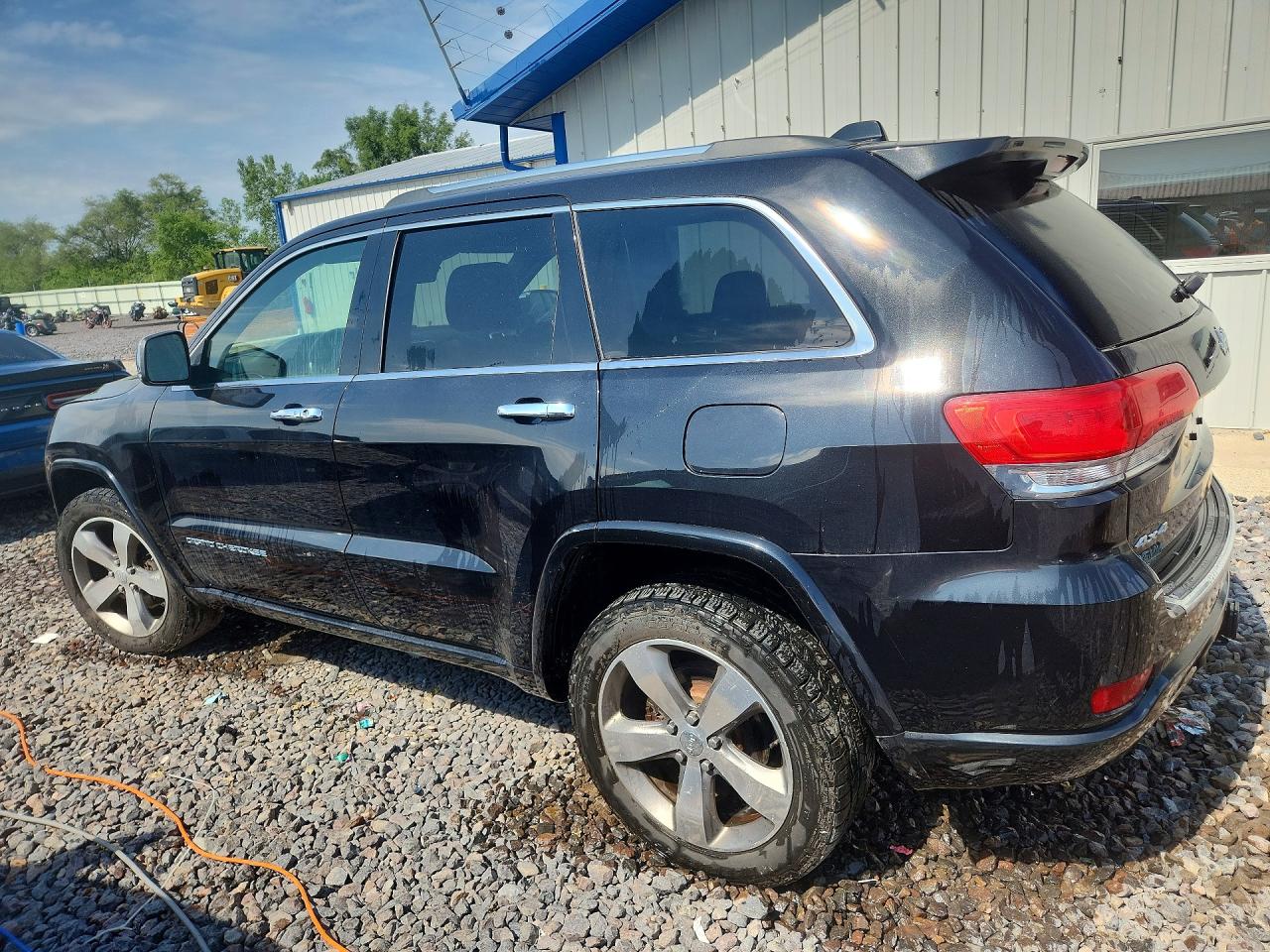 2015 Jeep Grand Cherokee Overland Black vin: 1C4RJFCGXFC807701