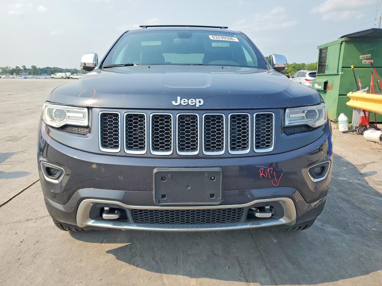 2015 Jeep Grand Cherokee Overland Charcoal vin: 1C4RJFCGXFC866571