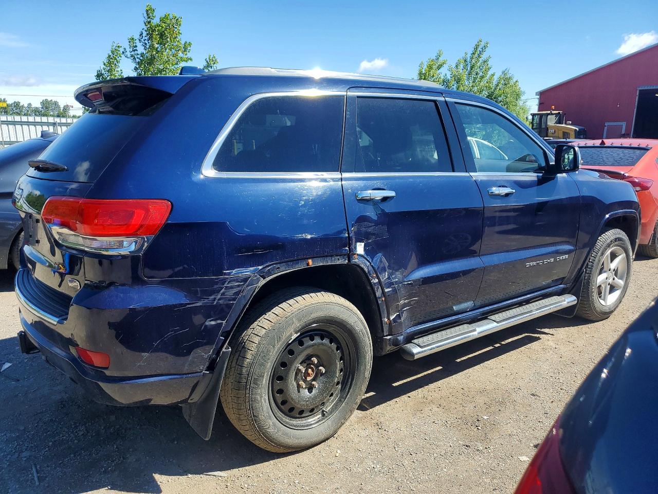 2015 Jeep Grand Cherokee Overland Blue vin: 1C4RJFCGXFC895942