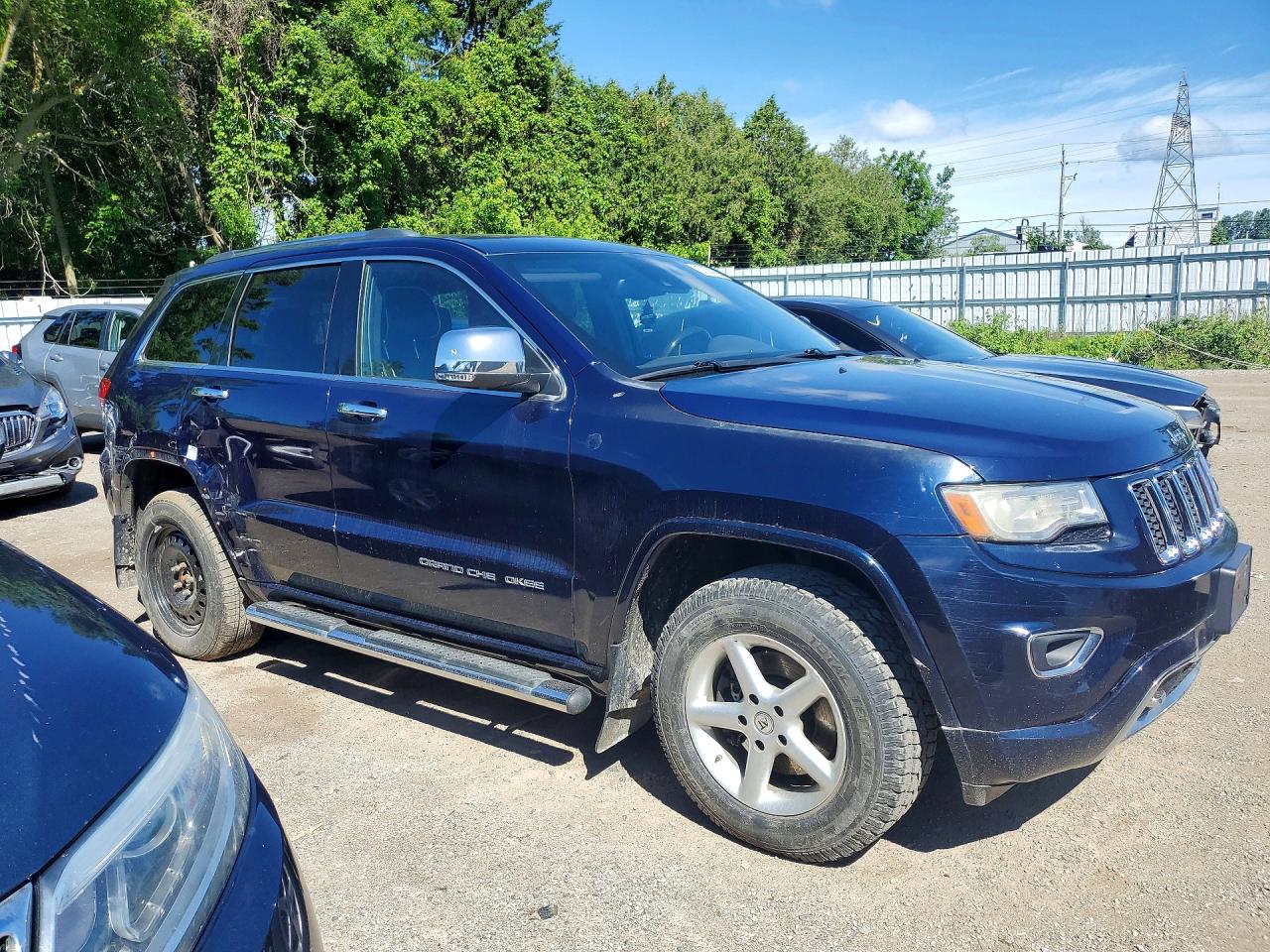2015 Jeep Grand Cherokee Overland Blue vin: 1C4RJFCGXFC895942