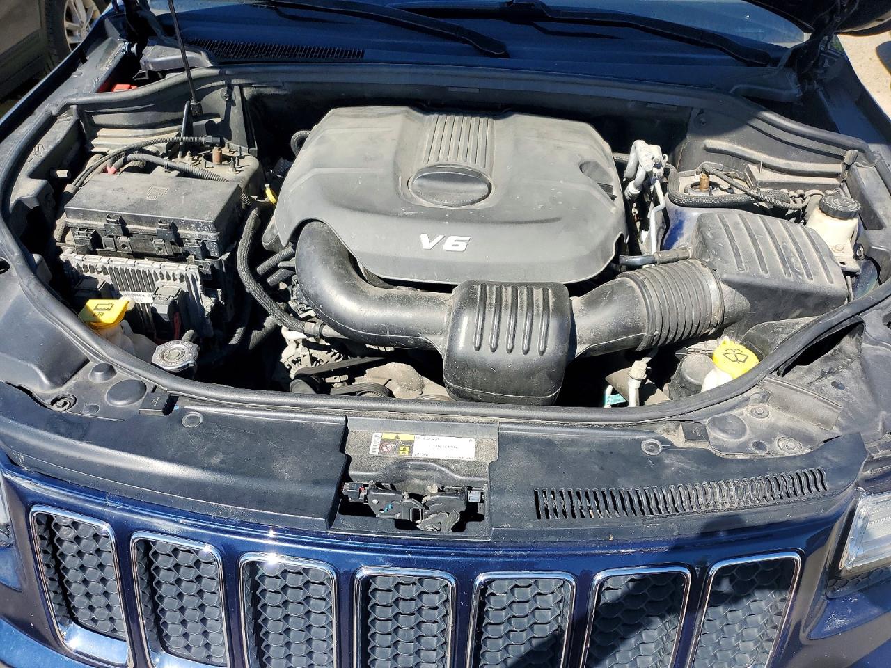 2015 Jeep Grand Cherokee Overland Blue vin: 1C4RJFCGXFC895942