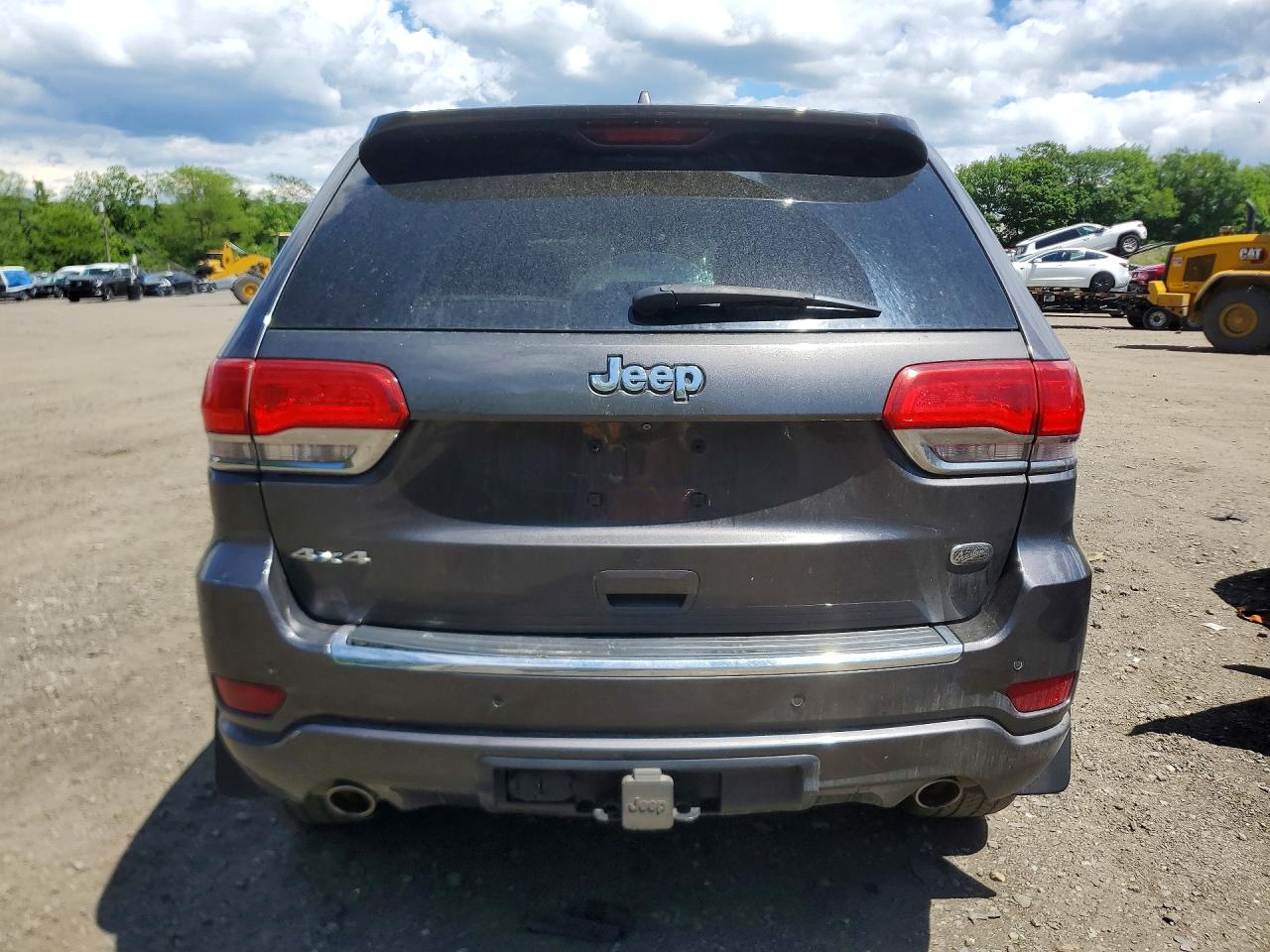 2015 Jeep Grand Cherokee Overland Gray vin: 1C4RJFCGXFC951197
