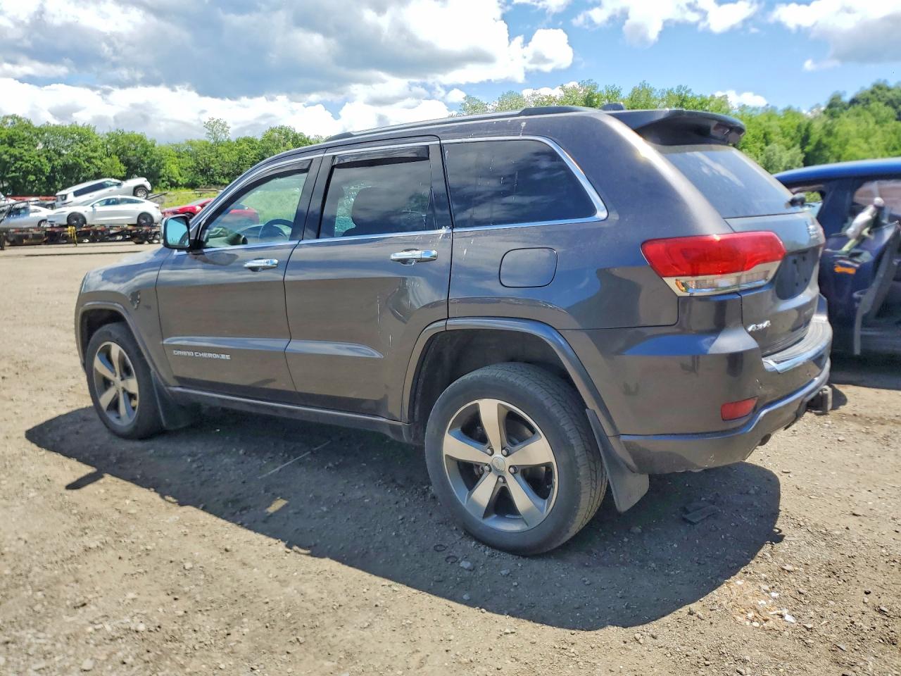 2015 Jeep Grand Cherokee Overland Gray vin: 1C4RJFCGXFC951197