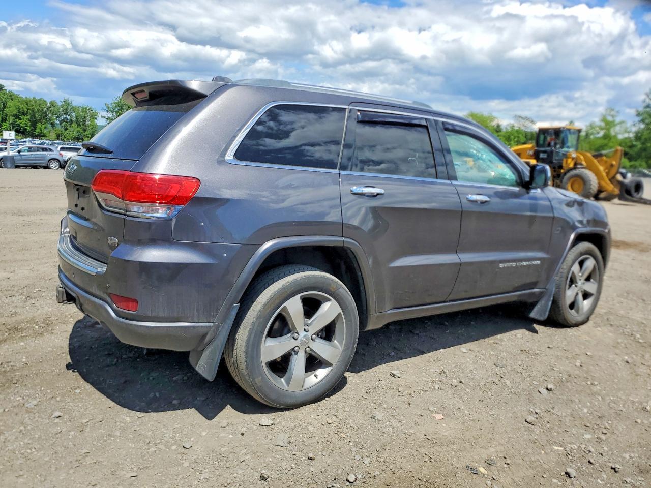 2015 Jeep Grand Cherokee Overland Gray vin: 1C4RJFCGXFC951197