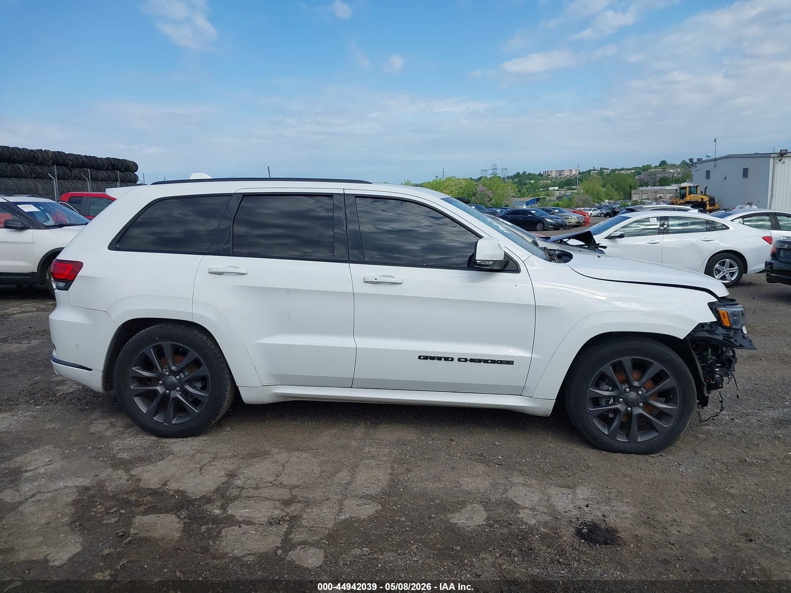 2018 Jeep Grand Cherokee High Altitude 4x4 White vin: 1C4RJFCGXJC303772