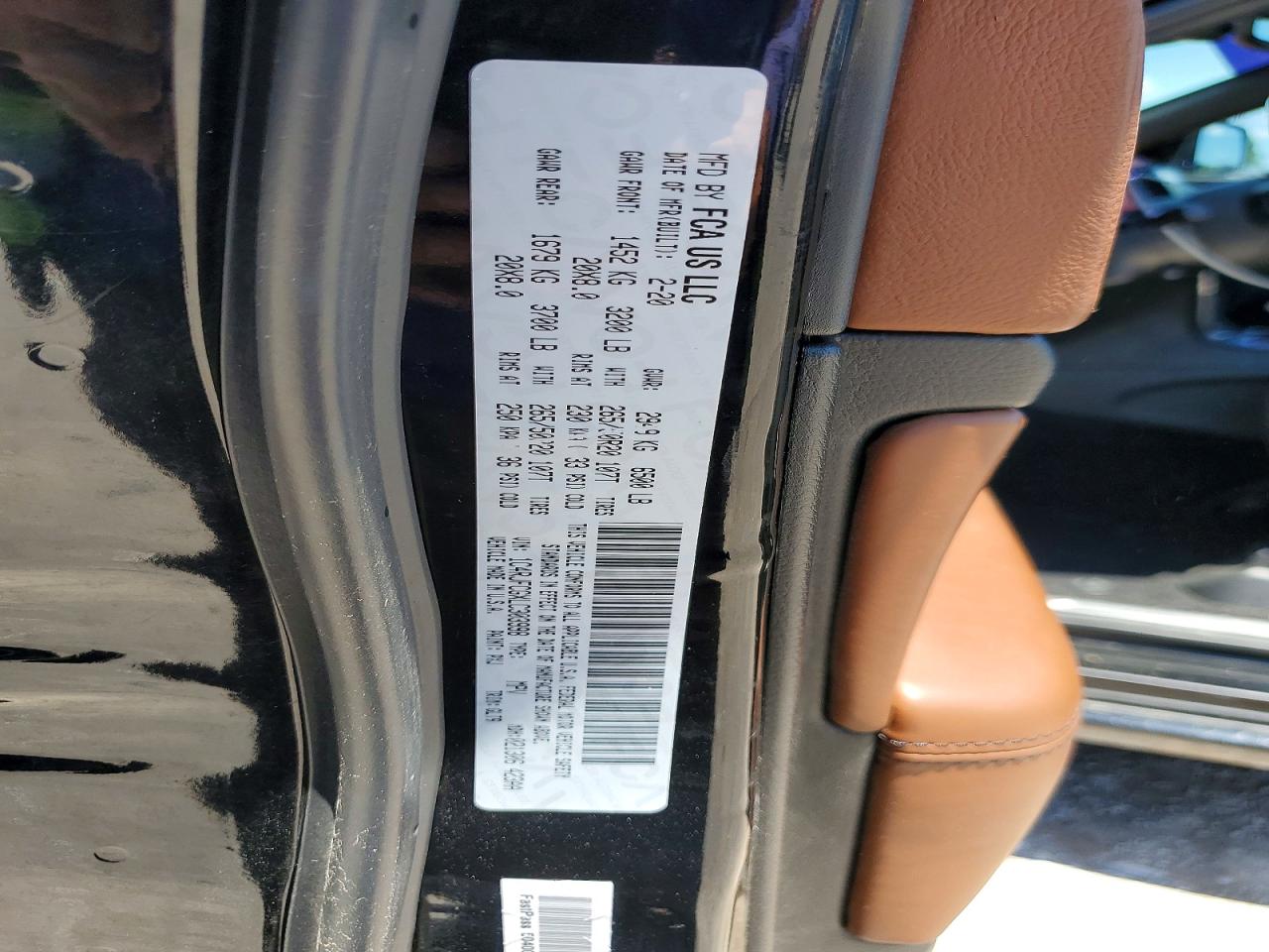 2020 Jeep Grand Cherokee Overland Black vin: 1C4RJFCGXLC303998