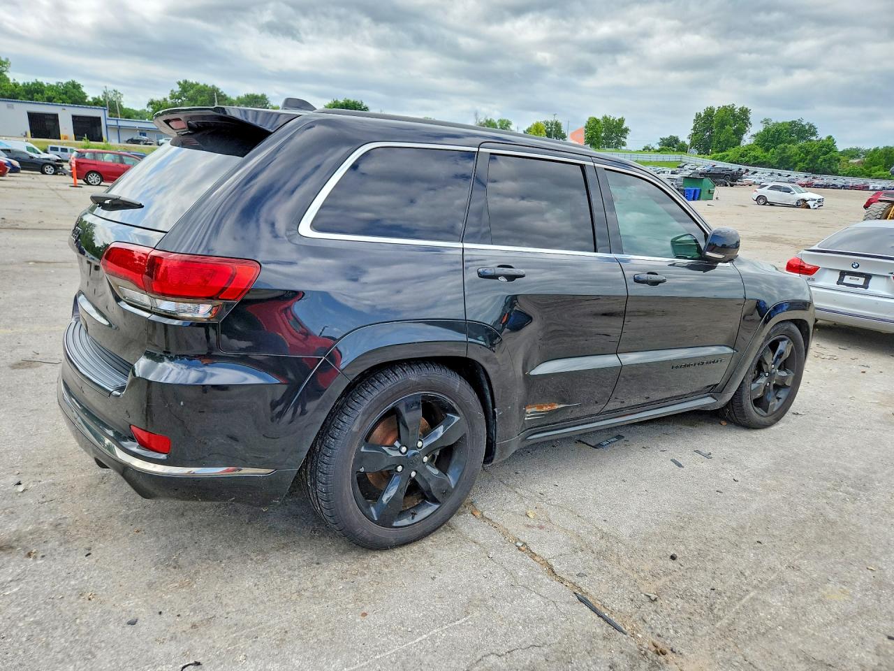 2016 Jeep Grand Cherokee Overland Черный vin: 1C4RJFCM0GC302614