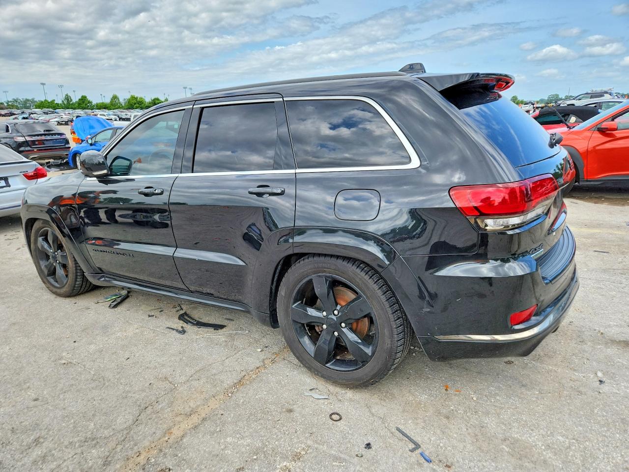 2016 Jeep Grand Cherokee Overland Черный vin: 1C4RJFCM0GC302614