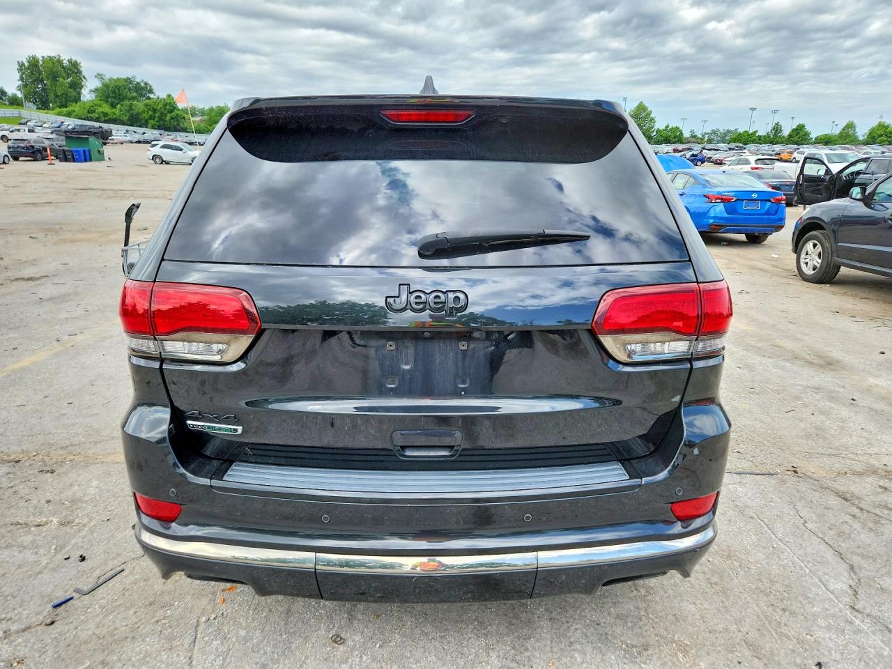 2016 Jeep Grand Cherokee Overland Черный vin: 1C4RJFCM0GC302614
