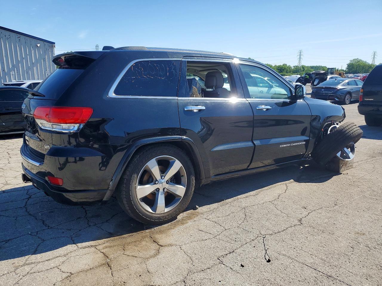 2014 Jeep Grand Cherokee Overland Black vin: 1C4RJFCM1EC531462