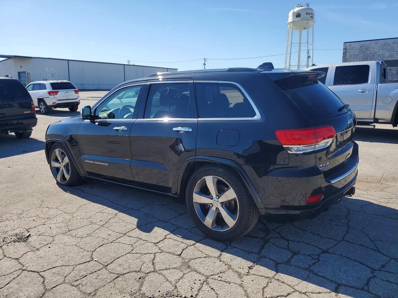 2014 Jeep Grand Cherokee Overland Black vin: 1C4RJFCM1EC531462