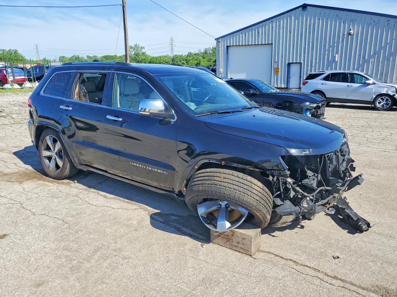 2014 Jeep Grand Cherokee Overland Black vin: 1C4RJFCM1EC531462