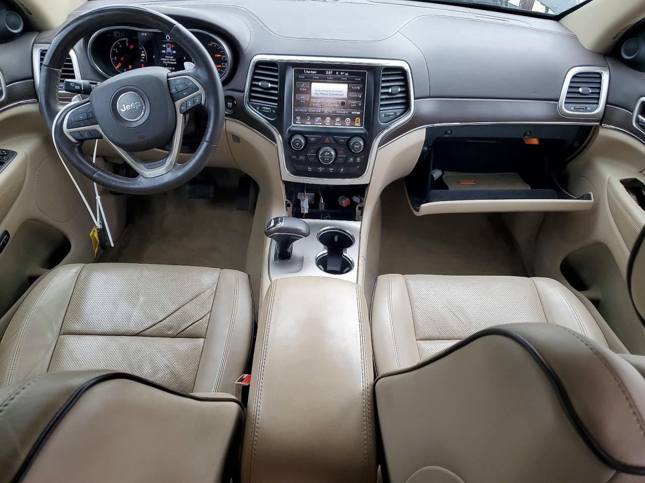 2014 Jeep Grand Cherokee Overland Black vin: 1C4RJFCM1EC531462
