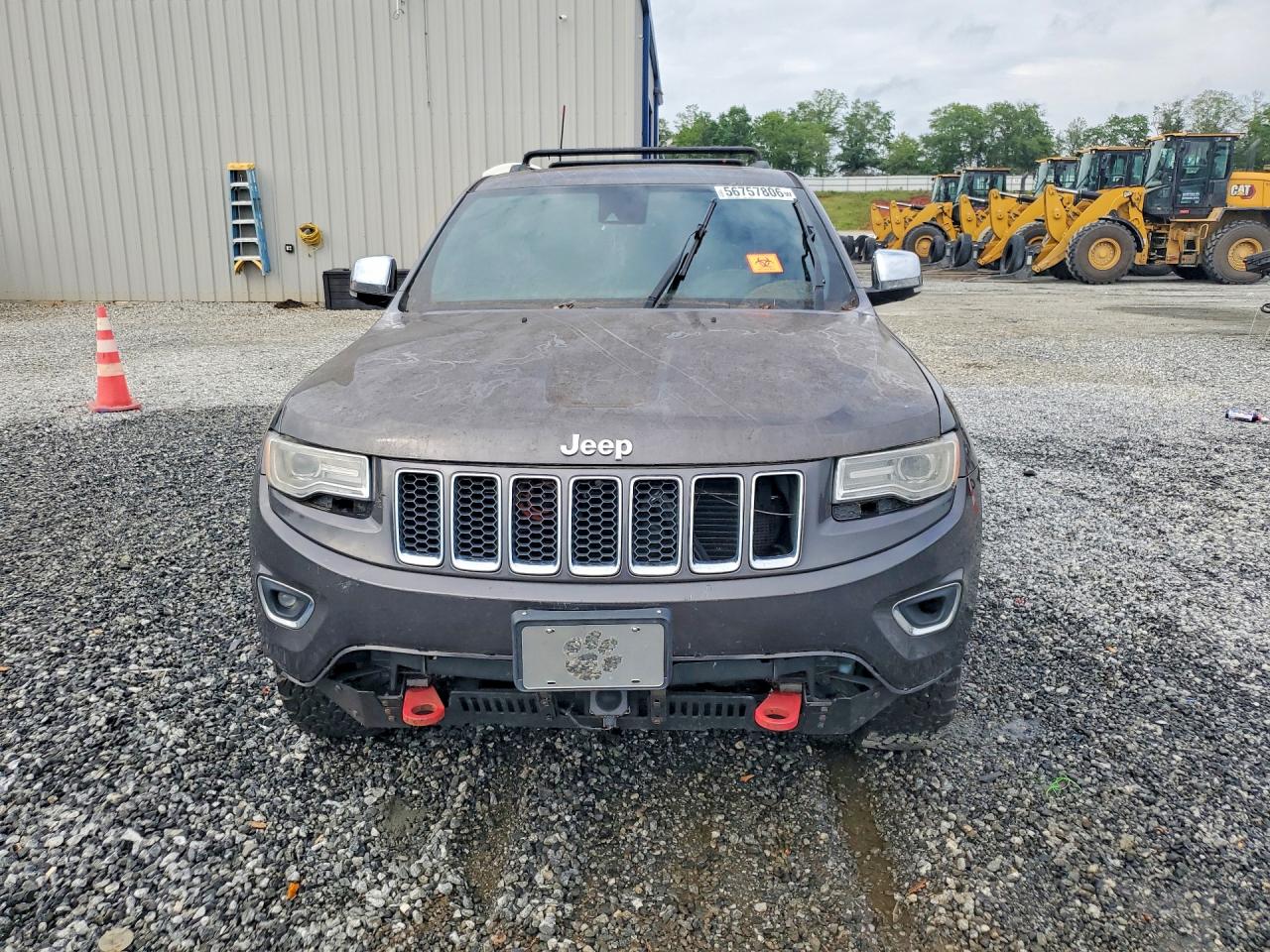 2015 Jeep Grand Cherokee Overland Gray vin: 1C4RJFCM2FC105605