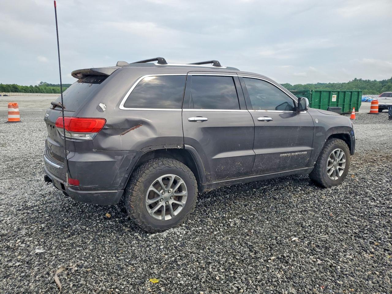 2015 Jeep Grand Cherokee Overland Gray vin: 1C4RJFCM2FC105605