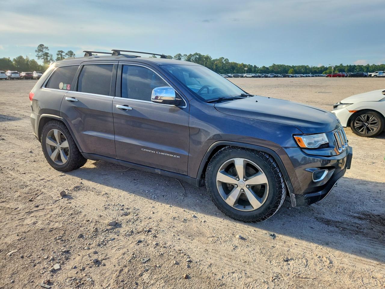 2014 Jeep Grand Cherokee Overland Gray vin: 1C4RJFCM3EC426213