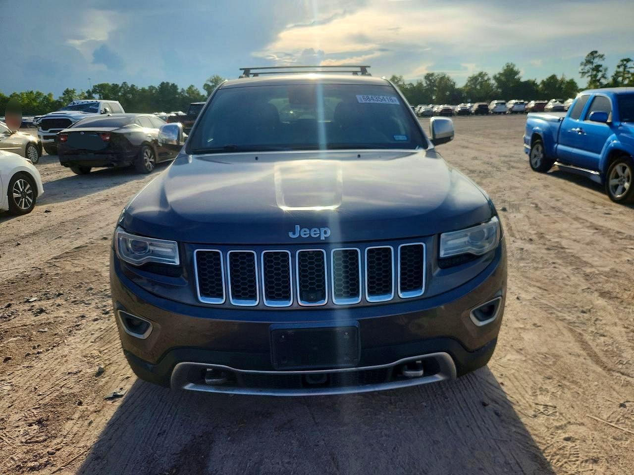 2014 Jeep Grand Cherokee Overland Gray vin: 1C4RJFCM3EC426213
