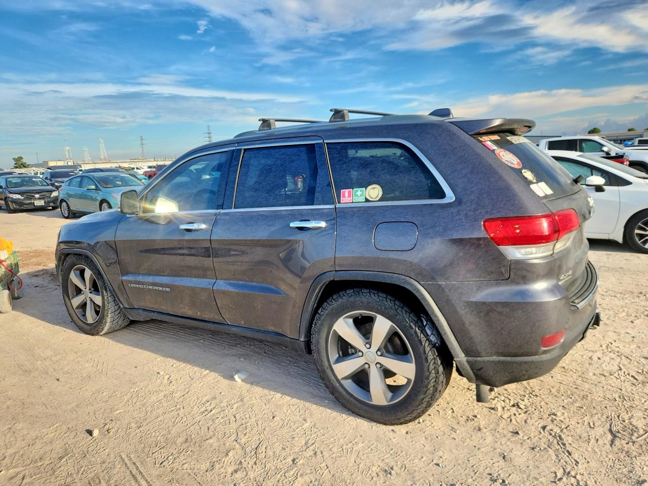 2014 Jeep Grand Cherokee Overland Gray vin: 1C4RJFCM3EC426213