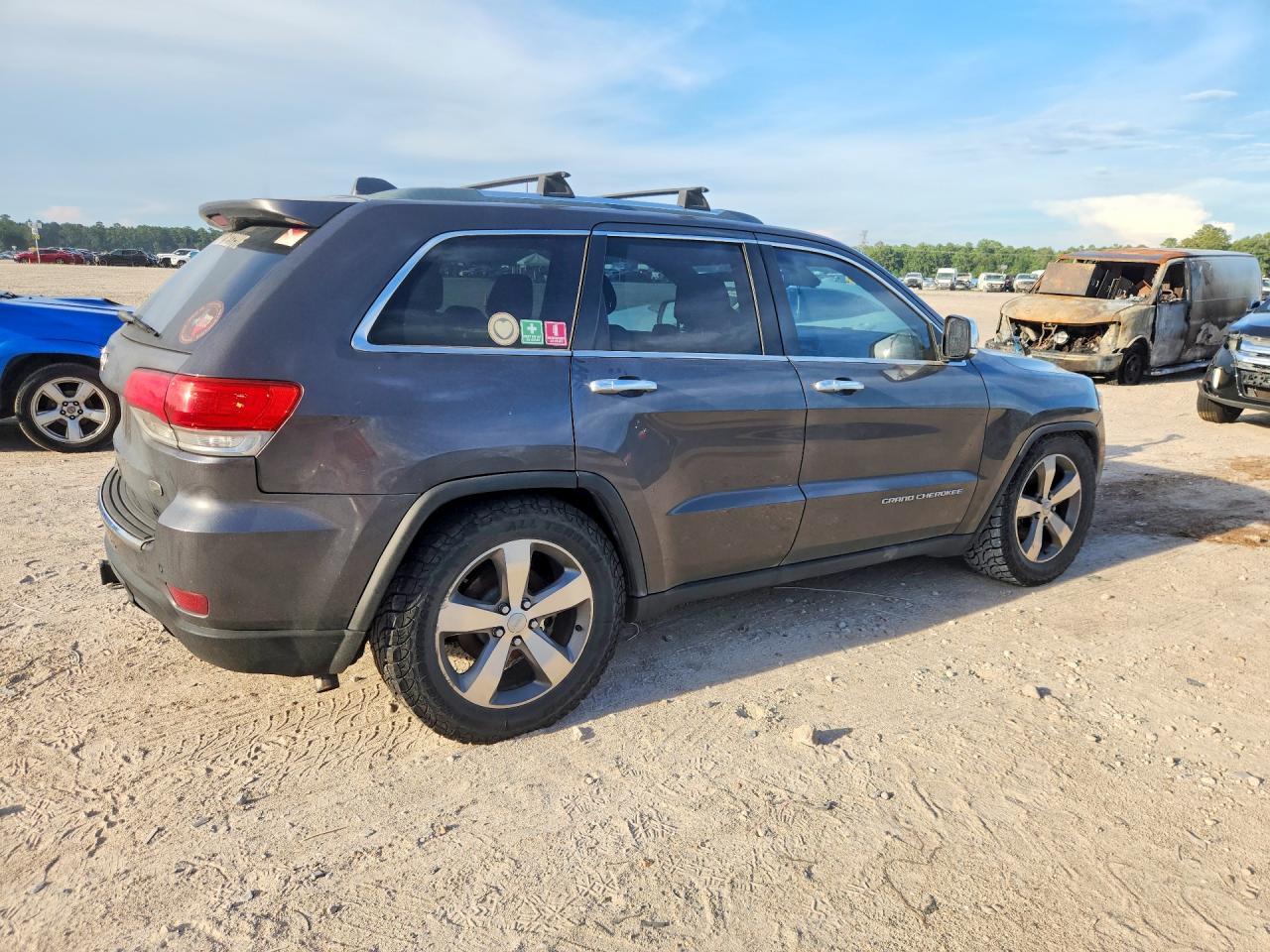 2014 Jeep Grand Cherokee Overland Gray vin: 1C4RJFCM3EC426213