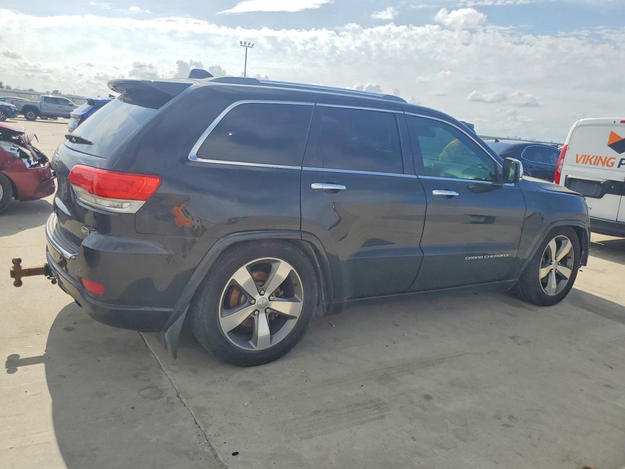 2014 Jeep Grand Cherokee Overland Black vin: 1C4RJFCM3EC486329