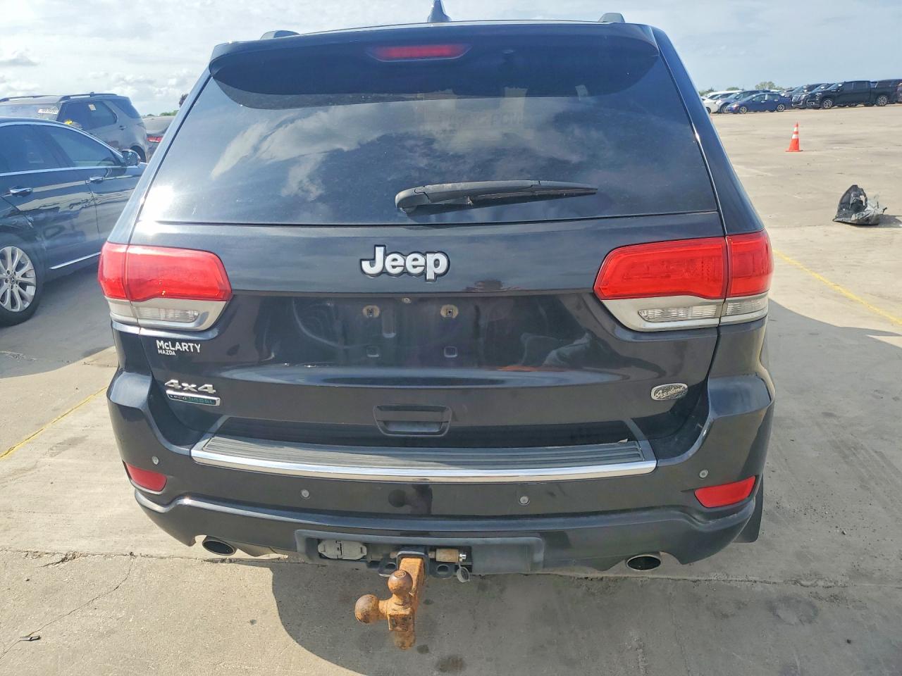 2014 Jeep Grand Cherokee Overland Black vin: 1C4RJFCM3EC486329