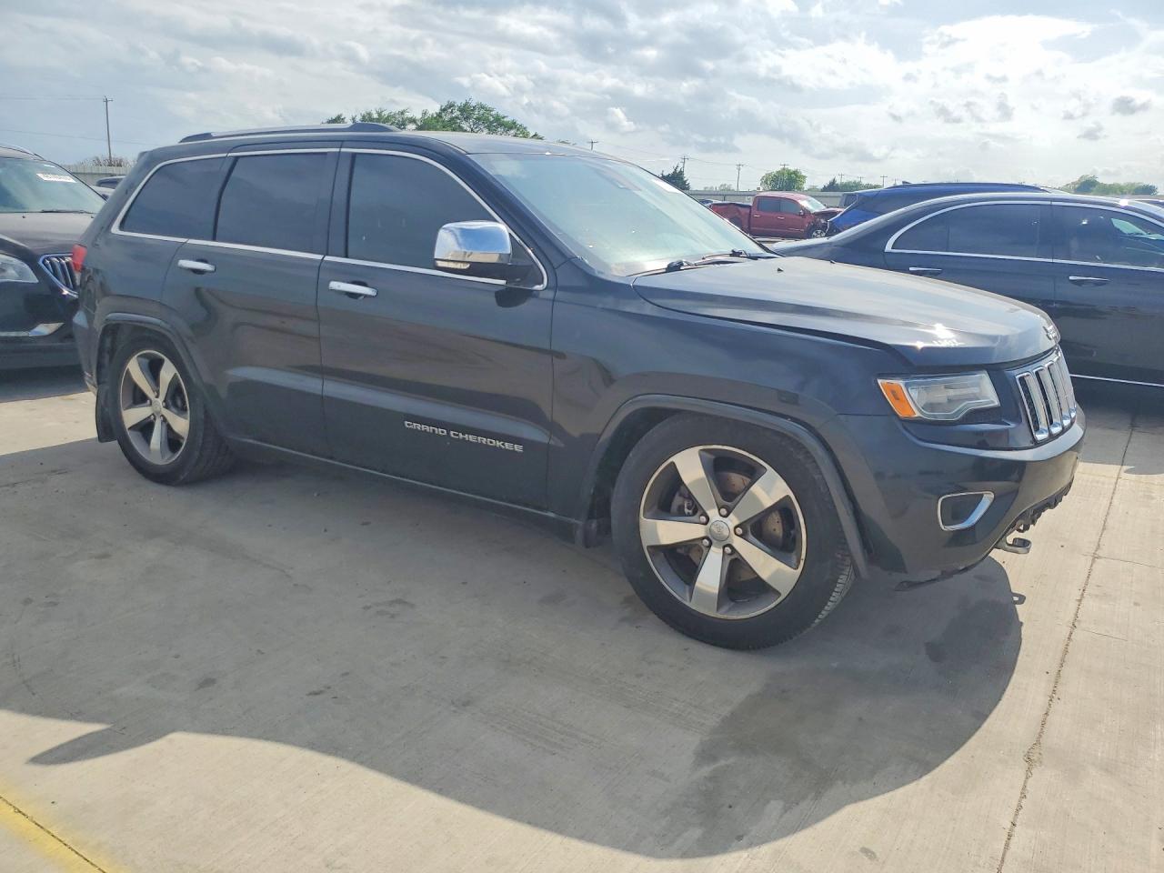 2014 Jeep Grand Cherokee Overland Black vin: 1C4RJFCM3EC486329