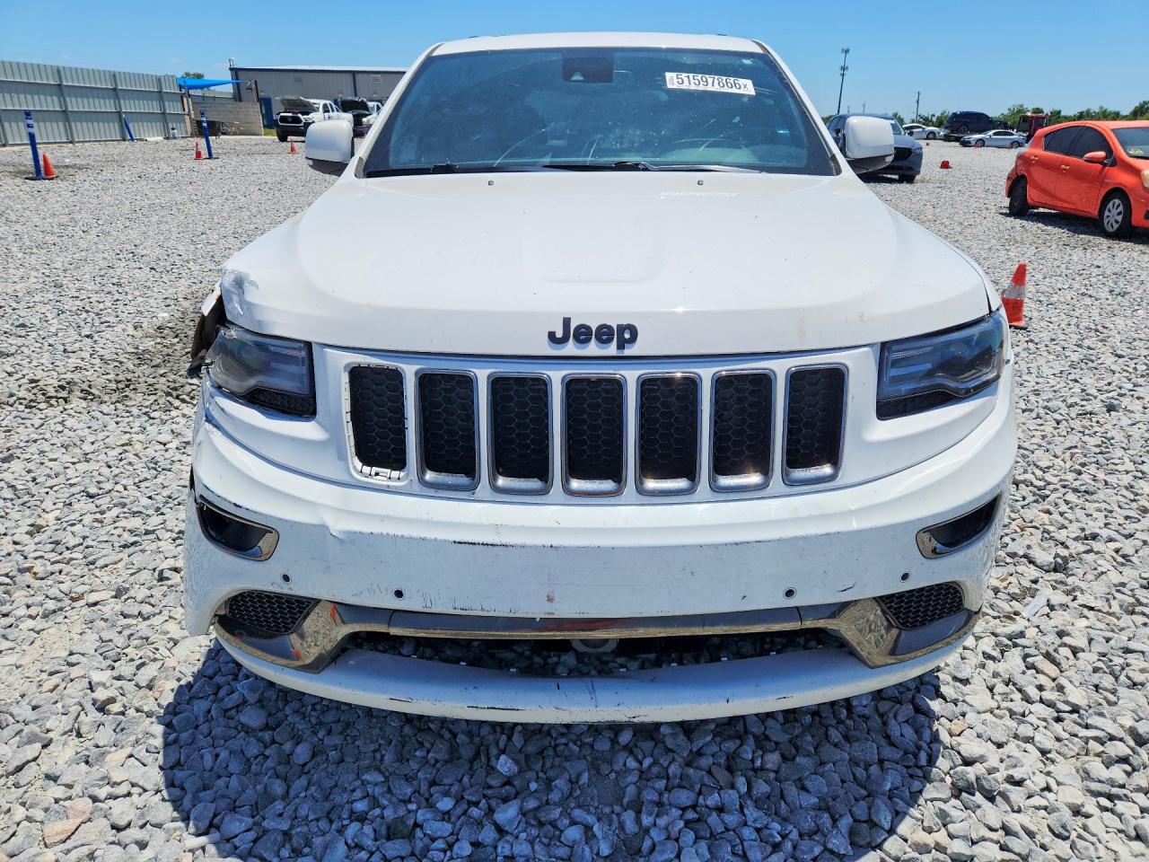 2015 Jeep Grand Cherokee Overland White vin: 1C4RJFCM3FC113034