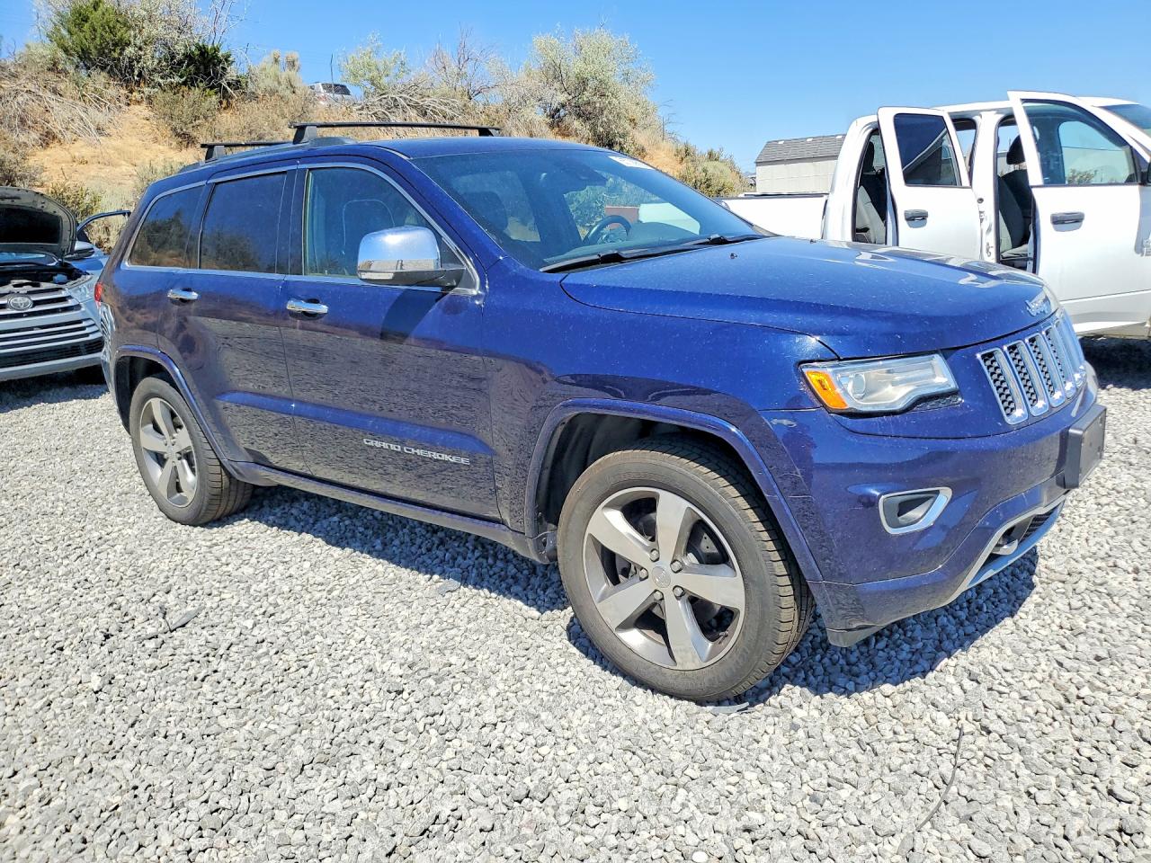2015 Jeep Grand Cherokee Overland Blue vin: 1C4RJFCM3FC855966