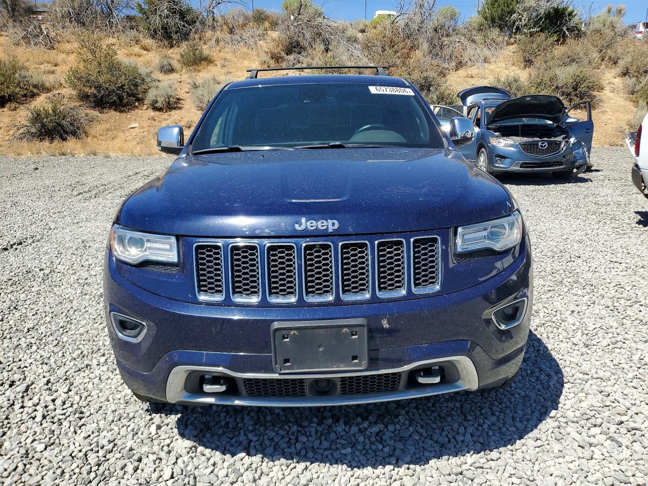 2015 Jeep Grand Cherokee Overland Blue vin: 1C4RJFCM3FC855966