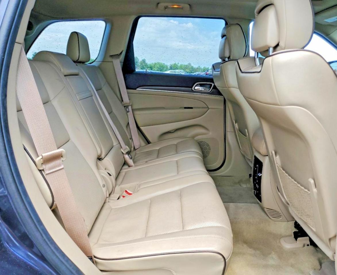 2014 Jeep Grand Cherokee Overland Blue vin: 1C4RJFCM4EC432571