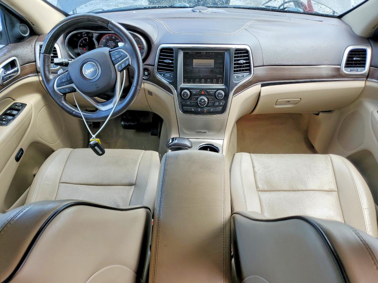 2014 Jeep Grand Cherokee Overland Blue vin: 1C4RJFCM4EC432571
