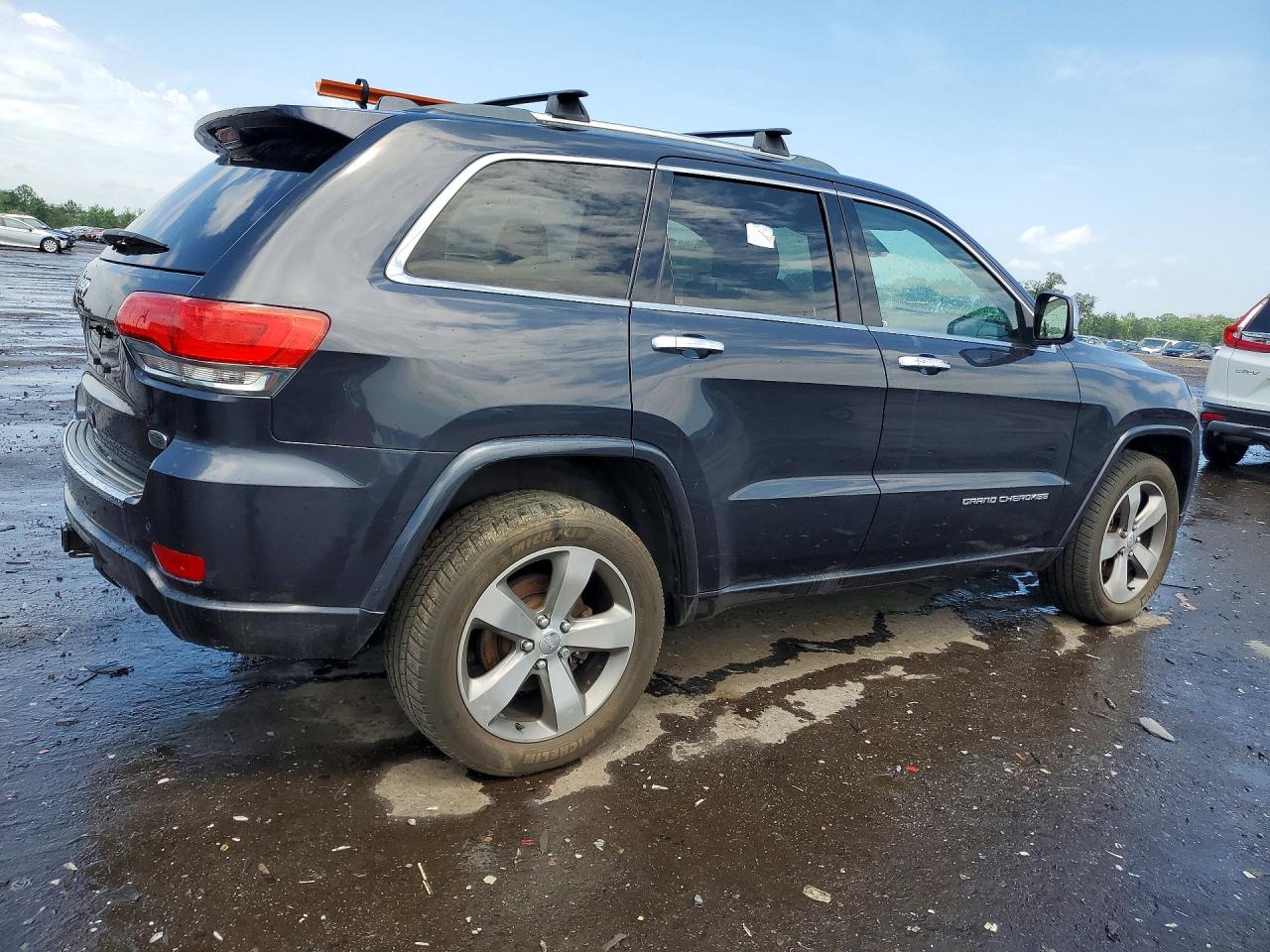 2014 Jeep Grand Cherokee Overland Blue vin: 1C4RJFCM4EC432571