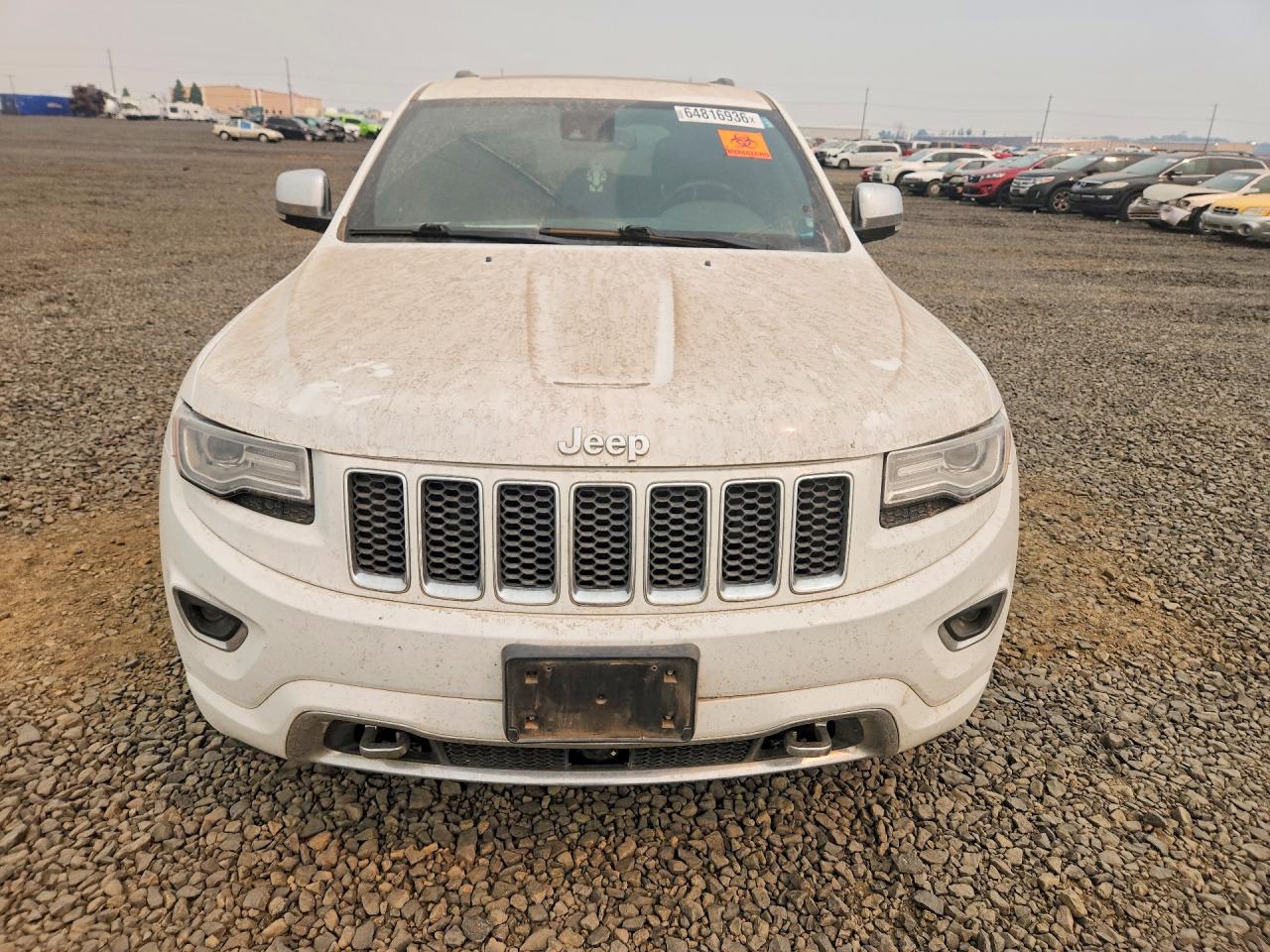 2014 Jeep Grand Cherokee Overland Белый vin: 1C4RJFCM4EC505616