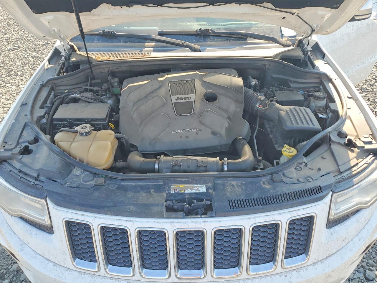 2014 Jeep Grand Cherokee Overland Белый vin: 1C4RJFCM4EC505616