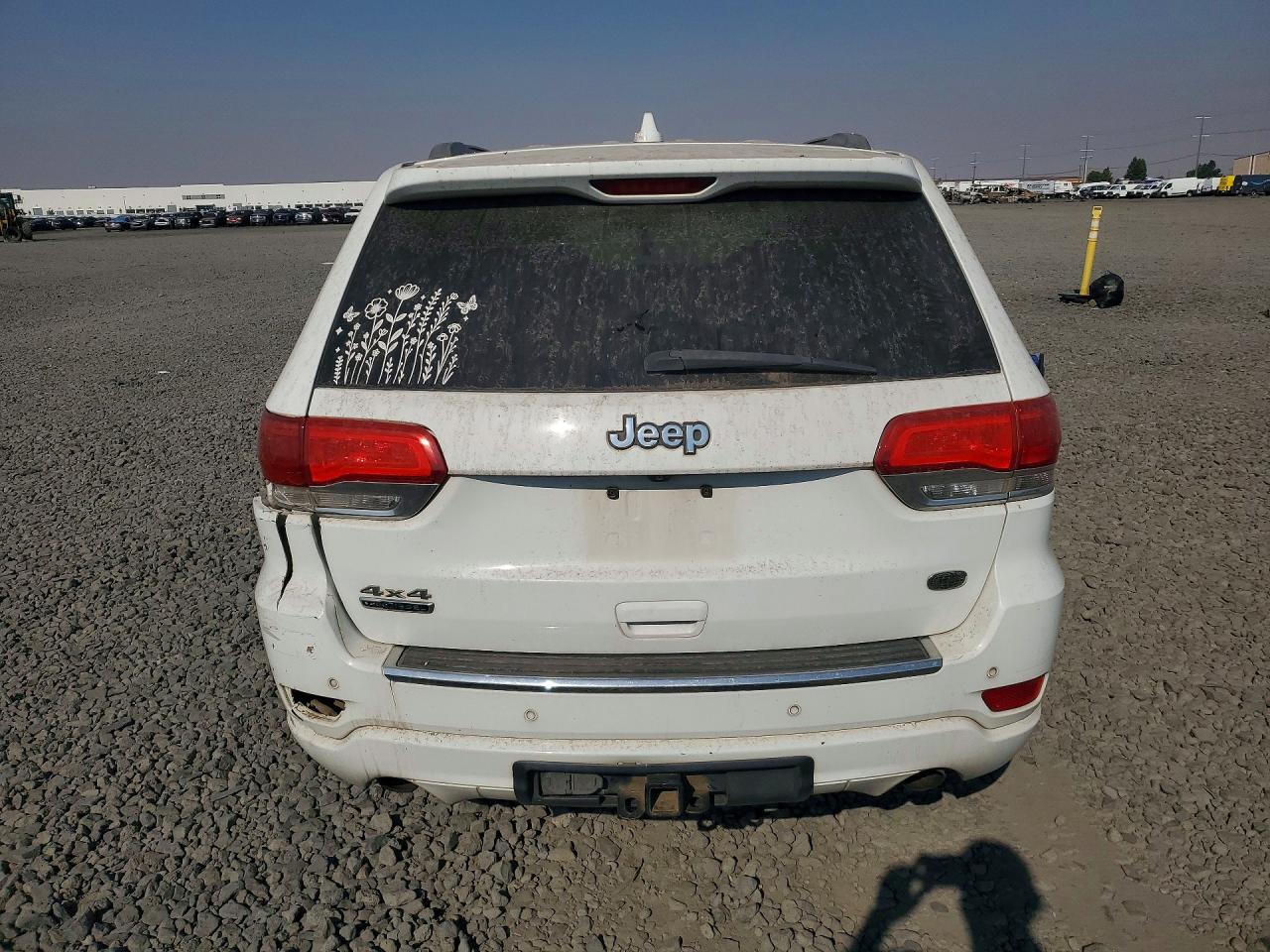2014 Jeep Grand Cherokee Overland Белый vin: 1C4RJFCM4EC505616
