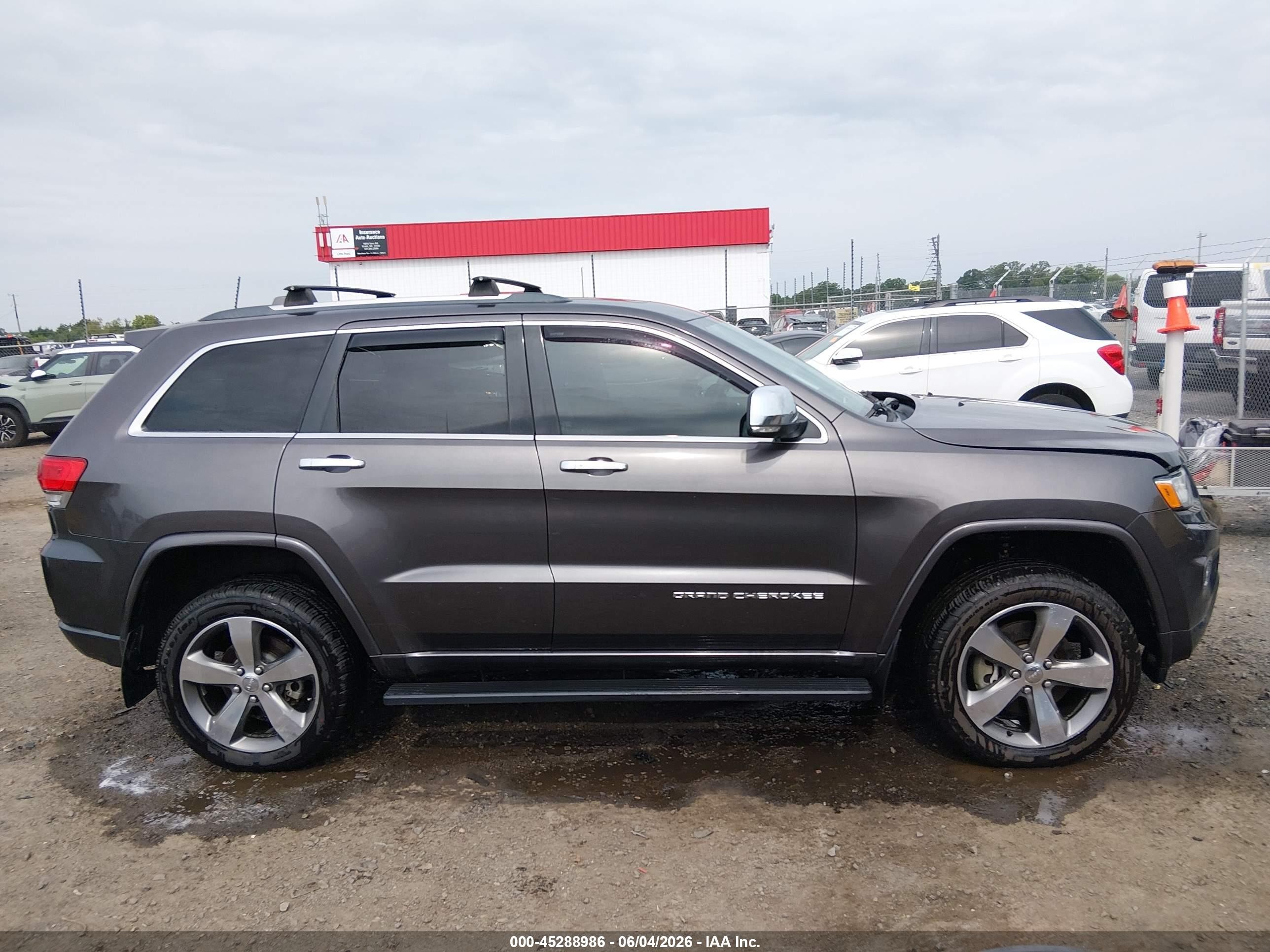 2014 Jeep Grand Cherokee Overland Gray vin: 1C4RJFCM4EC551219