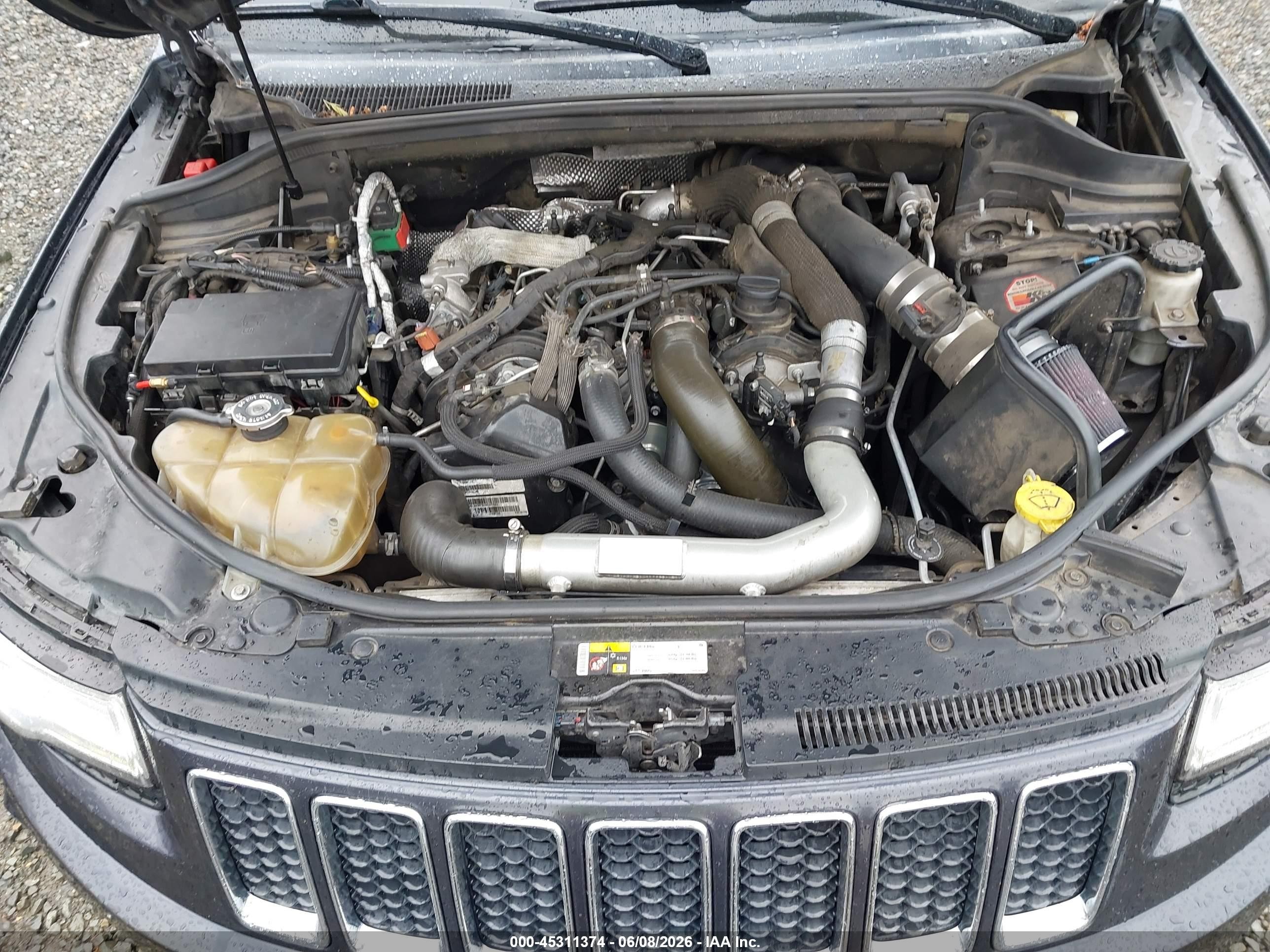 2014 Jeep Grand Cherokee Overland Blue vin: 1C4RJFCM5EC523607
