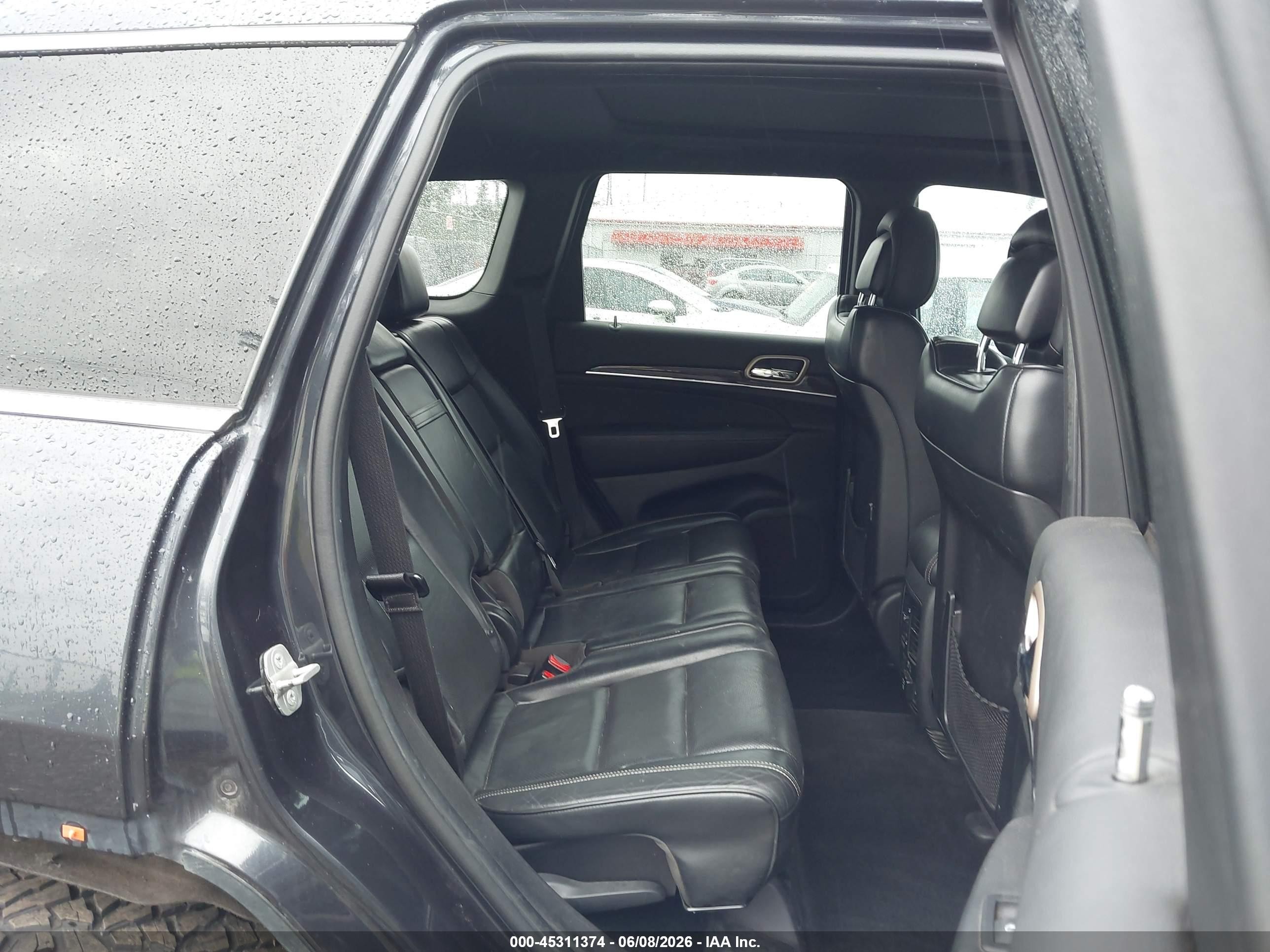 2014 Jeep Grand Cherokee Overland Blue vin: 1C4RJFCM5EC523607