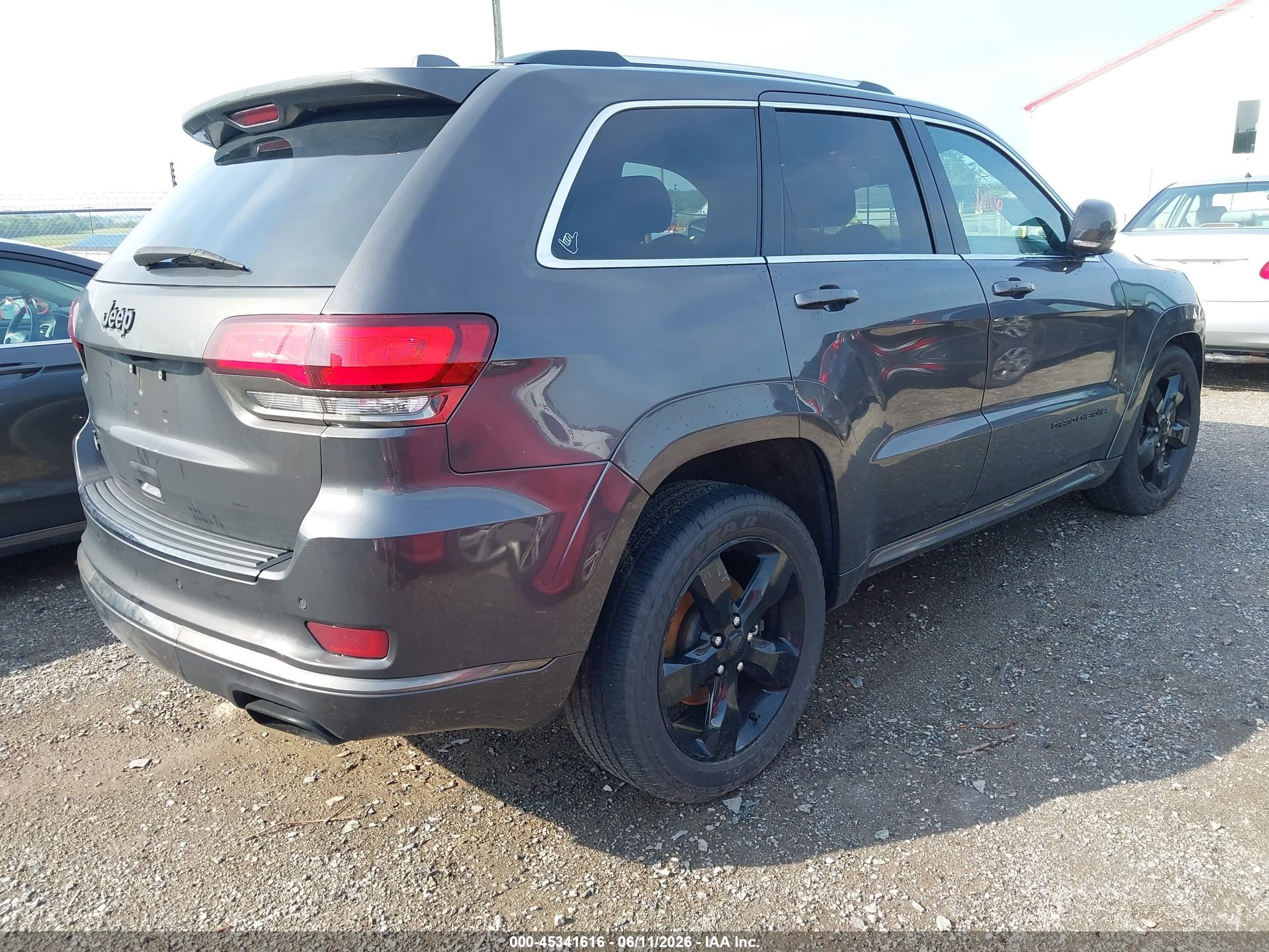 2015 Jeep Grand Cherokee High Altitude Gray vin: 1C4RJFCM5FC113102