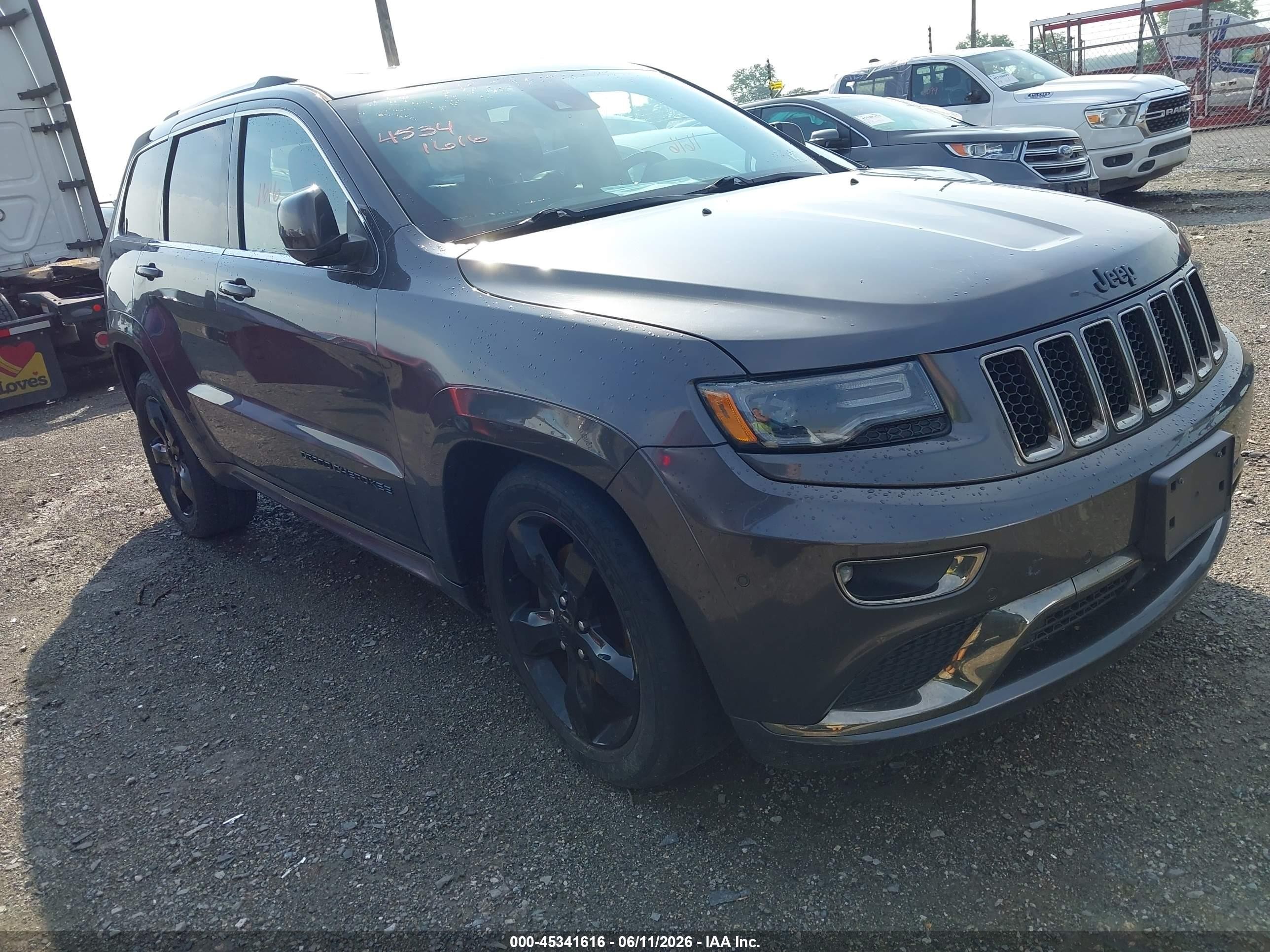 2015 Jeep Grand Cherokee High Altitude Gray vin: 1C4RJFCM5FC113102