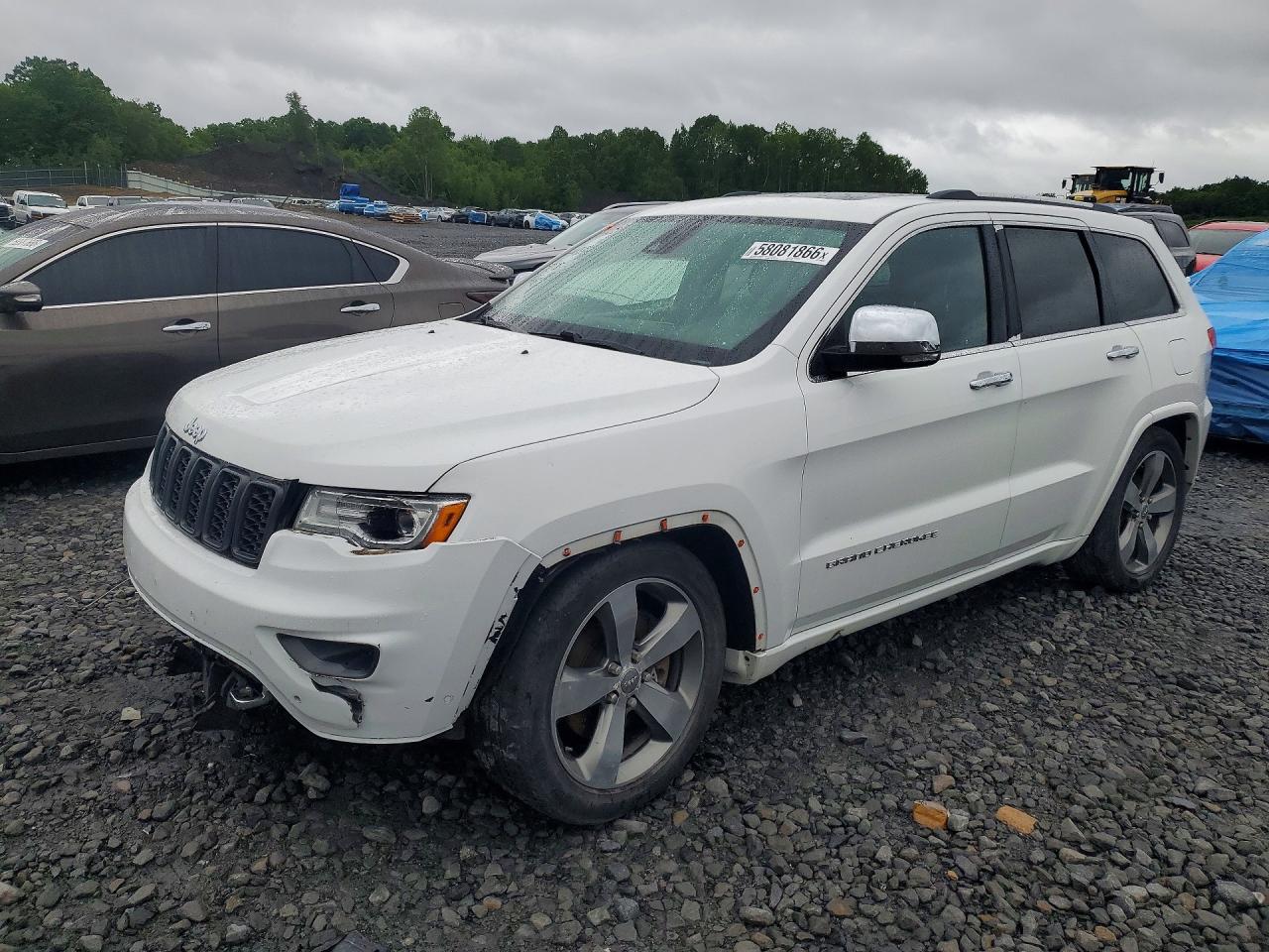 2015 Jeep Grand Cherokee Overland Белый vin: 1C4RJFCM5FC714493