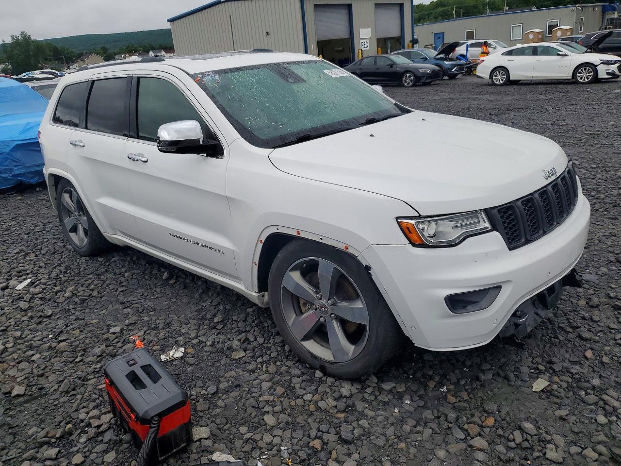 2015 Jeep Grand Cherokee Overland White vin: 1C4RJFCM5FC714493