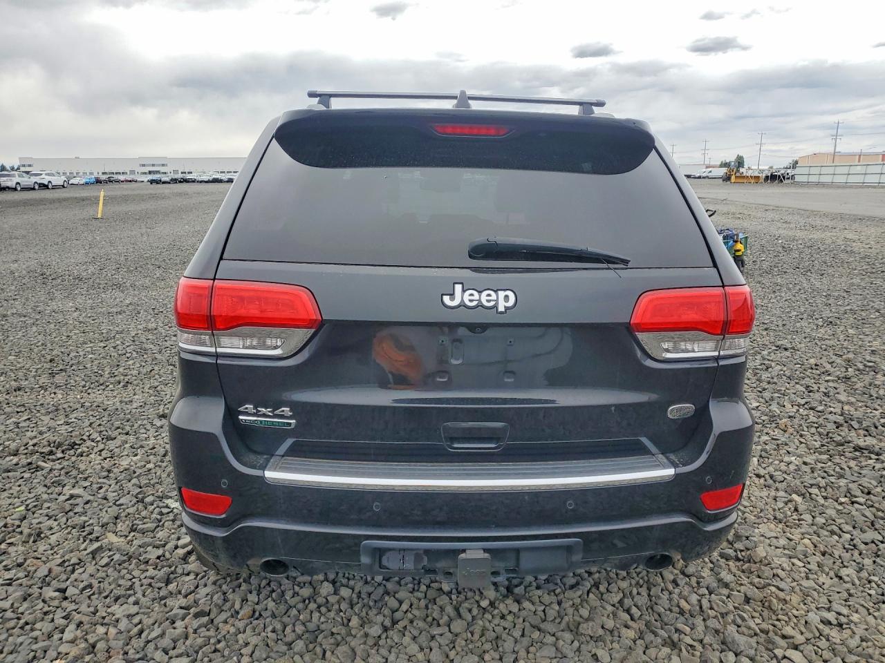 2016 Jeep Grand Cherokee Overland Black vin: 1C4RJFCM5GC382010