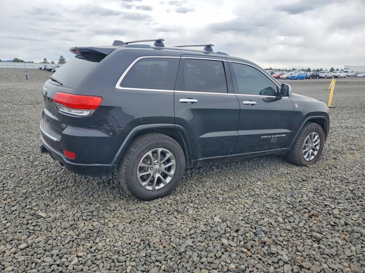 2016 Jeep Grand Cherokee Overland Black vin: 1C4RJFCM5GC382010