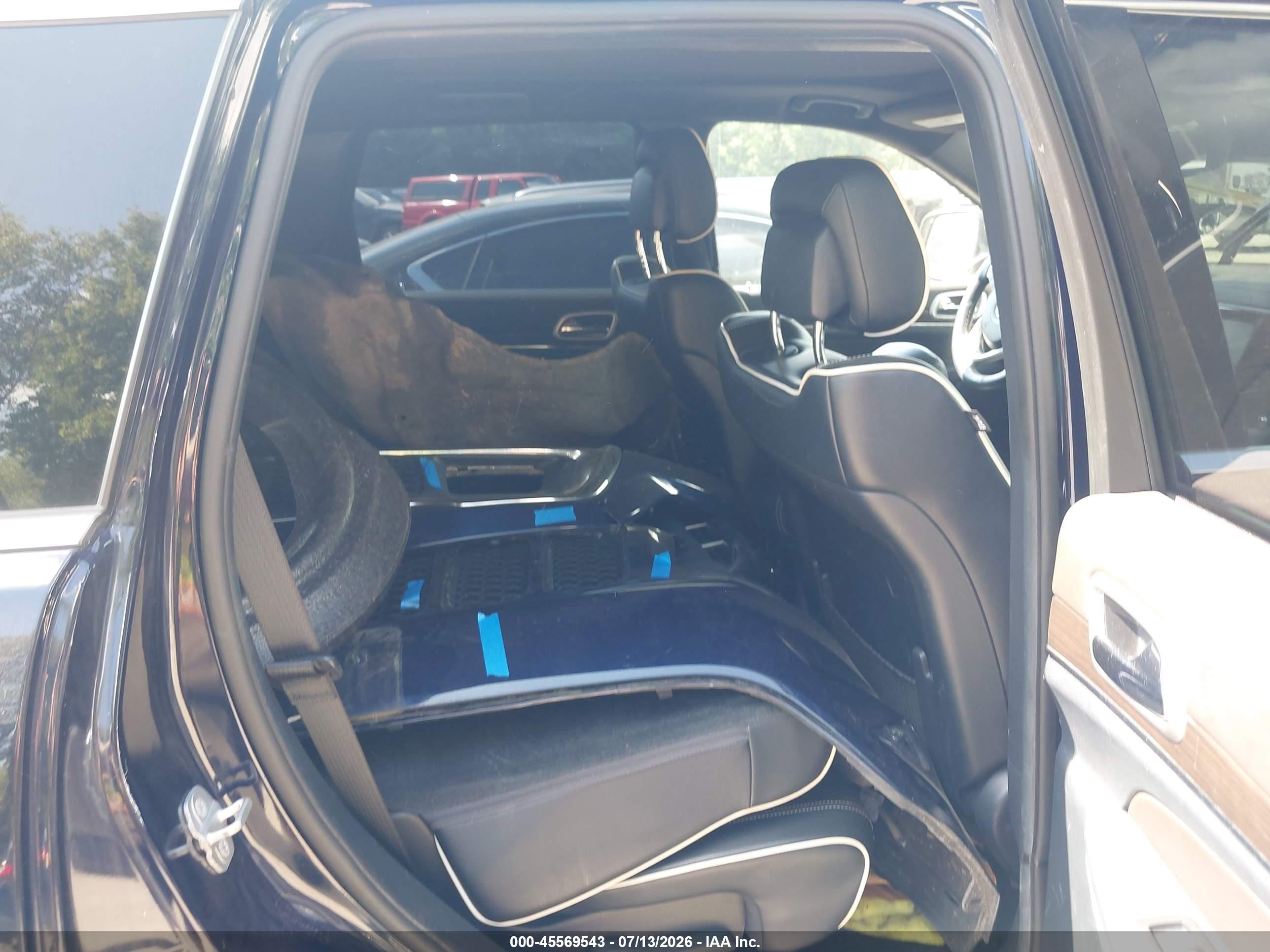 2014 Jeep Grand Cherokee Overland Blue vin: 1C4RJFCM6EC326008