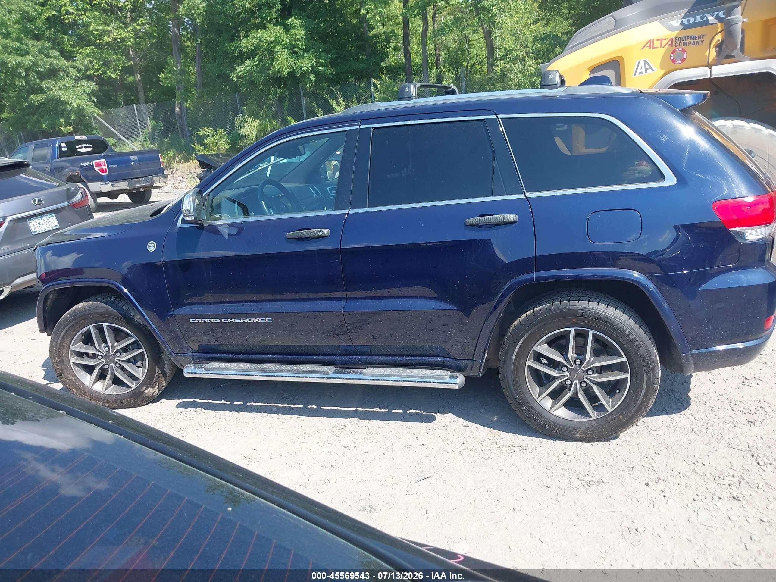 2014 Jeep Grand Cherokee Overland Blue vin: 1C4RJFCM6EC326008
